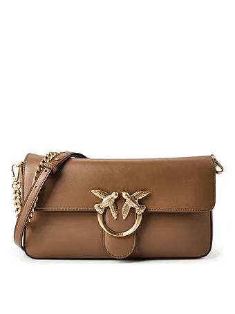 PINKO Love one Crossbody-väska Läder 27 cm PINKO Love one Crossbody-väska Läder 27 cm