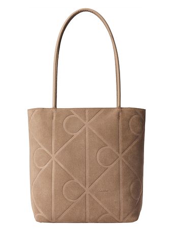 Calvin Klein Emblem AOP Shopper-taske Læder 32 cm