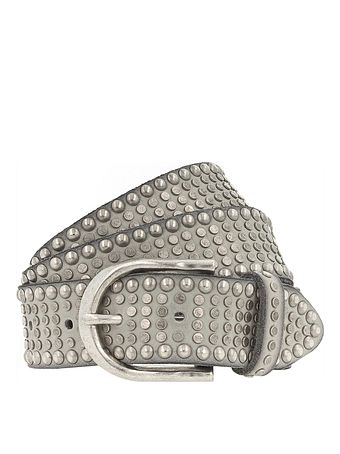 b.belt Riva-bælte i læder med nitter b.belt Riva-bælte i læder med nitter