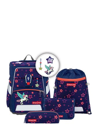 Step by Step Space Shine Skoleransel-sæt 5-delt