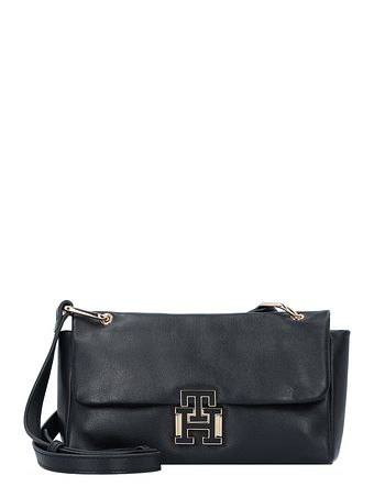 Tommy Hilfiger Pushlock Skuldertaske Læder 22 cm