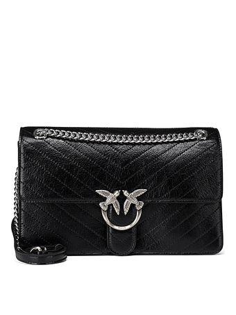 PINKO Love One Skuldertaske Læder 26 cm