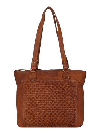 Greenland Nature Femi & Nine-skuldertaske i læder 35 cm