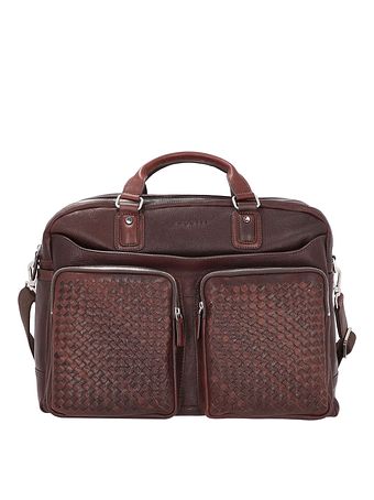 bugatti Vævet dokumentmappe i læder 48 cm