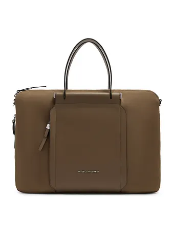 Piquadro Lyra Portfölj Läder 42 cm Laptopfack med expansionsveck Piquadro Lyra Portfölj Läder 42 cm Laptopfack med expansionsveck