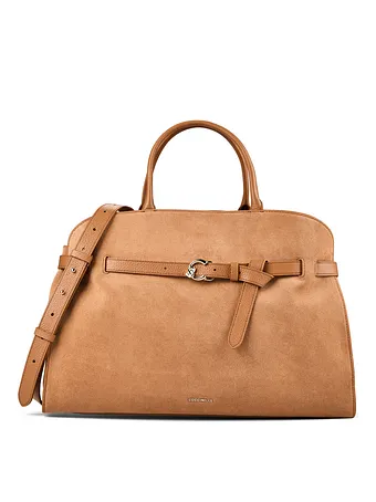 Coccinelle Sabine Suede Kabelka Kůže 43 cm Coccinelle Sabine Suede Kabelka Kůže 43 cm