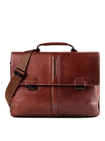 Piquadro Victor Cartella Protezione RFID Vera Pelle 42 cm Vano porta PC Piquadro Victor Cartella Protezione RFID Vera Pelle 42 cm Vano porta PC