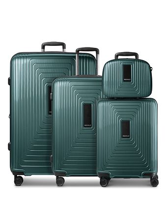 Redolz Essentials 14 4-hjulet kuffertsæt + beautycase 4 stk. med stretchfold