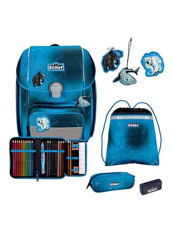 Scout Genius Exklusiv Safety Light Skoleransel-sæt