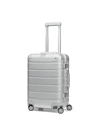 Redolz Pro Aluminium 4-hjulig kabinväska S Aluminium 55 cm Redolz Pro Aluminium 4-hjulig kabinväska S Aluminium 55 cm