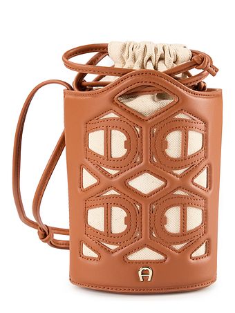 AIGNER Azzura Mini Bag skuldertaske Læder 12 cm AIGNER Azzura Mini Bag skuldertaske Læder 12 cm