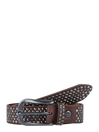 b.belt Bælte i læder med nitter b.belt Bælte i læder med nitter