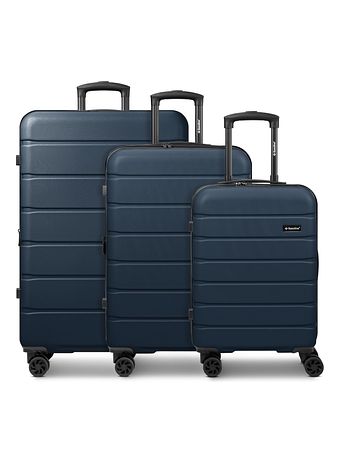 Saxoline Miami 4 kolečka Sada kufrů 3-dílný s roztažitelným záhybem