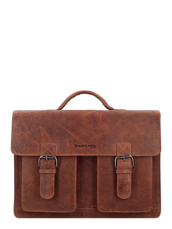 Greenland Nature Montana dokumentmappe i læder 40 cm Greenland Nature Montana dokumentmappe i læder 40 cm