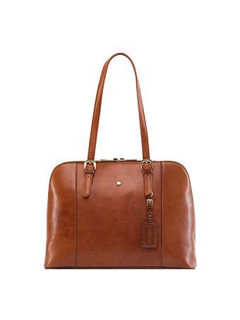 Jekyll & Hide Madrid skuldertaske RFID læder 39 cm