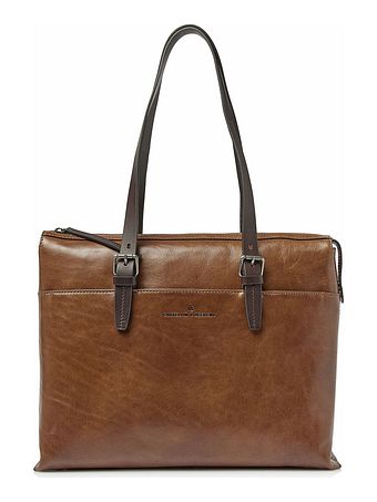 Castelijn & Beerens Rien Skuldertaske RFID-beskyttelse Læder 40 cm Laptoprum