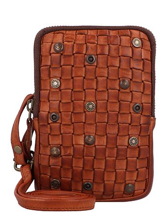 Harbour 2nd Blødt vævet mobiltelefontaske i læder 11 cm