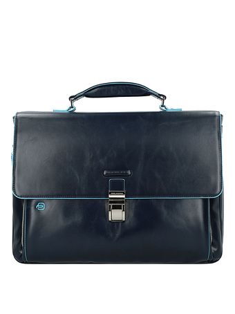 Piquadro Blue Square dokumentmappe II læder 40 cm laptop-rum