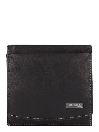 Greenland Nature Sort nappa-pung i RFID-læder 9,5 cm Greenland Nature Sort nappa-pung i RFID-læder 9,5 cm