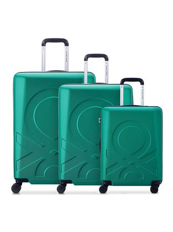 Delsey Paris x United Colors of Benetton Fabrica 4-hjuls kuffertsæt 3 stk.