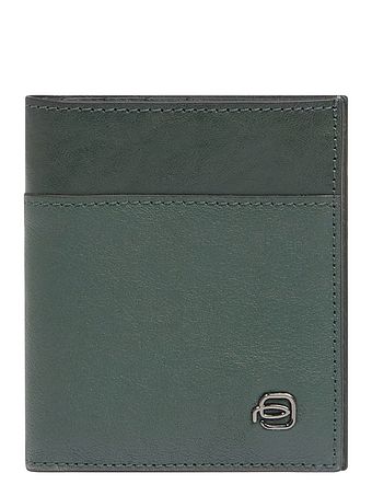 Piquadro Black Square Kreditkortetui RFID-beskyttelse Læder 9 cm