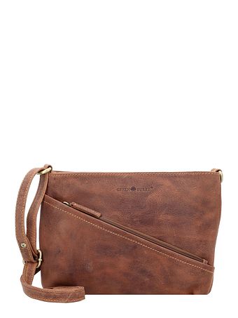 Greenburry Vintage skuldertaske i læder 25 cm