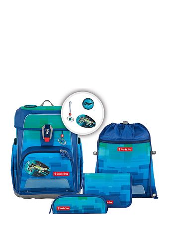 Step by Step Cloud Ocean Skoleransel-sæt