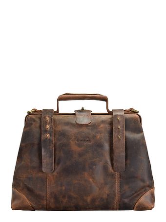 Greenland Nature Klassisk bøjletaske lægekuffert læder 37 cm Greenland Nature Klassisk bøjletaske lægekuffert læder 37 cm