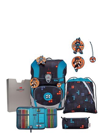 DerDieDas ErgoFlex Tiny Skoleransel-sæt 6-delt