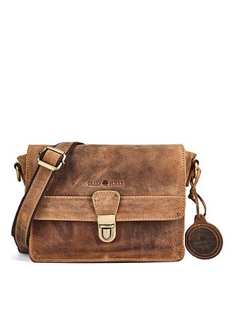 Greenburry Vintage Borsa a tracolla Vera Pelle 22 cm Greenburry Vintage Borsa a tracolla Vera Pelle 22 cm