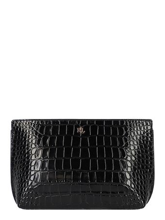 Lauren Ralph Lauren Top Clutch taske Læder 28 cm