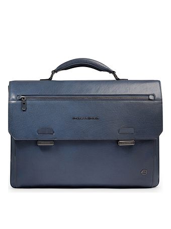 Piquadro Solm Dokumenttaske Læder 42 cm Laptoprum Piquadro Solm Dokumenttaske Læder 42 cm Laptoprum