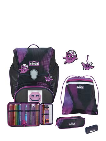 Scout Alpha Skoleransel-sæt 5-delt