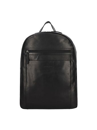 Greenburry Pure Black Daypack Læder 46 cm Laptoprum Greenburry Pure Black Daypack Læder 46 cm Laptoprum