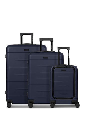 Police London 4 hjul Kuffert 3-delt med strækfold