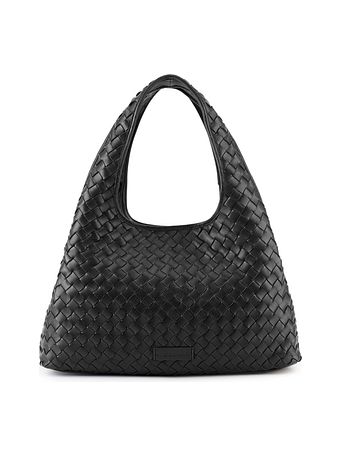 LES VISIONNAIRES Paz Weave Silky Skuldertaske Læder 42 cm