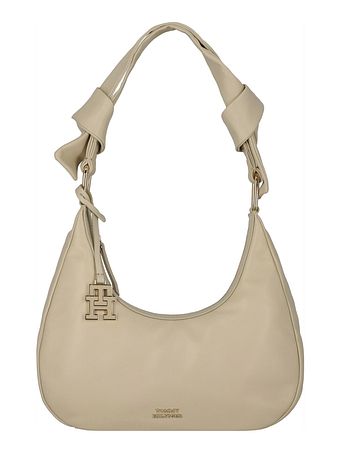 Tommy Hilfiger Pushlock Skuldertaske Læder 28 cm