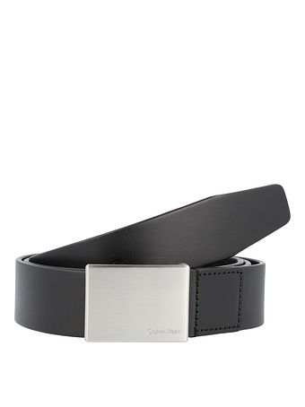 Calvin Klein Kožený opasek se slavnostní plaketou