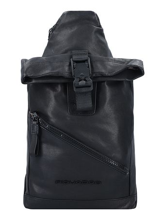 Piquadro Harper skuldertaske RFID læder 38 cm Piquadro Harper skuldertaske RFID læder 38 cm