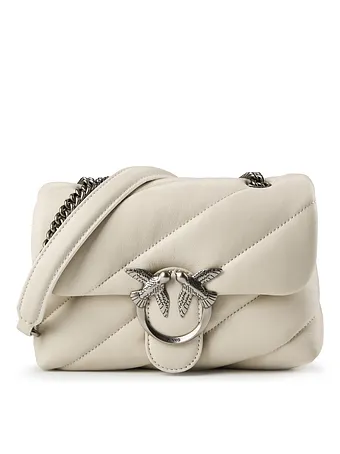PINKO Love Puff Bolsa de hombro Piel natural 27 cm PINKO Love Puff Bolsa de hombro Piel natural 27 cm