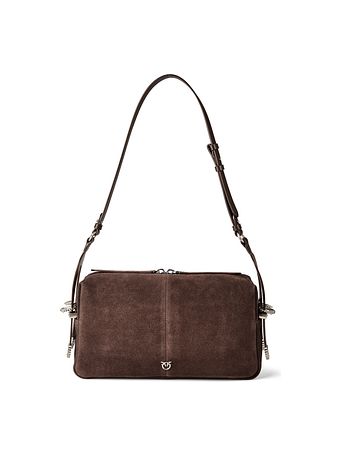 PINKO 24 Classic Skuldertaske Læder 34 cm PINKO 24 Classic Skuldertaske Læder 34 cm
