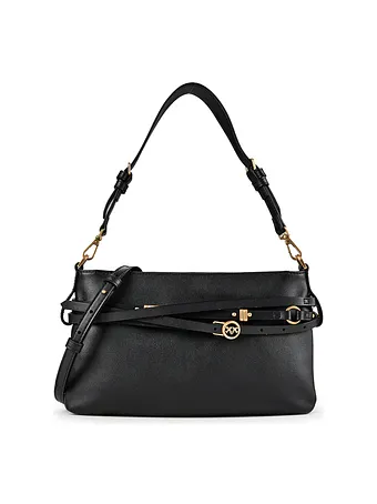 PINKO Love Bag Bolsa de hombro Piel natural 26 cm PINKO Love Bag Bolsa de hombro Piel natural 26 cm
