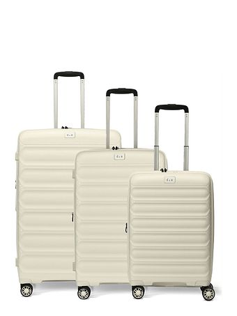 d & n Travel Line 4700 4 hjul Kuffert 3-delt med strækfold