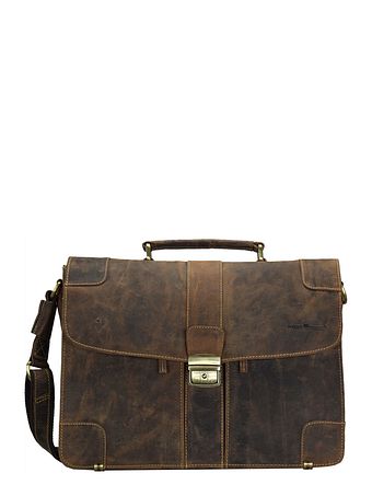 Greenburry Vintage dokumentmappe i læder 38,5 cm