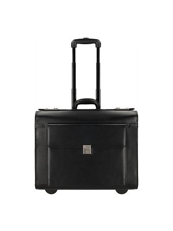 Dermata 2 hjul Pilot-trolley Læder 39 cm