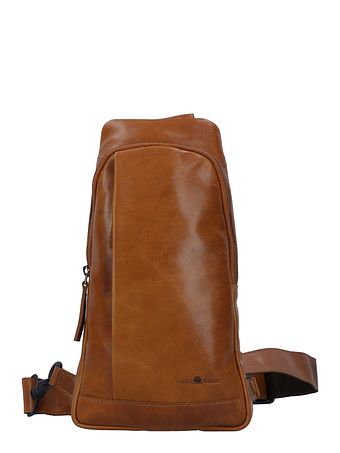 Greenburry Newport skuldertaske i læder 33 cm