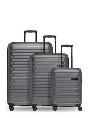 Pactastic Collection 04 THE THREE SET + 4 hjul Kuffert 3-delt med strækfold