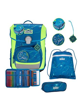 Scout Neo Skoleransel-sæt 4-delt