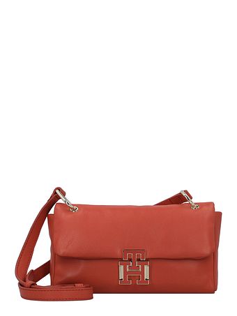 Tommy Hilfiger Pushlock Skuldertaske Læder 22 cm