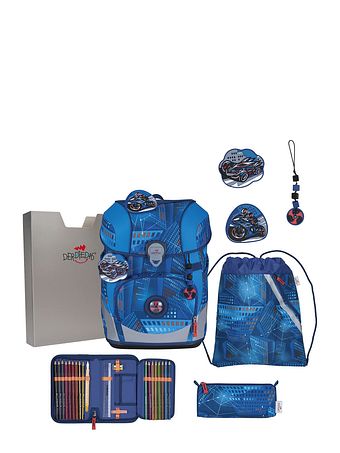 DerDieDas ErgoFlex Tiny Skoleransel-sæt 6-delt
